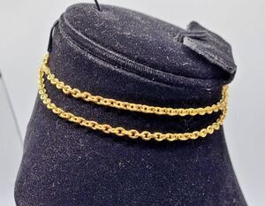 Napier Golden Chain Necklace 24in